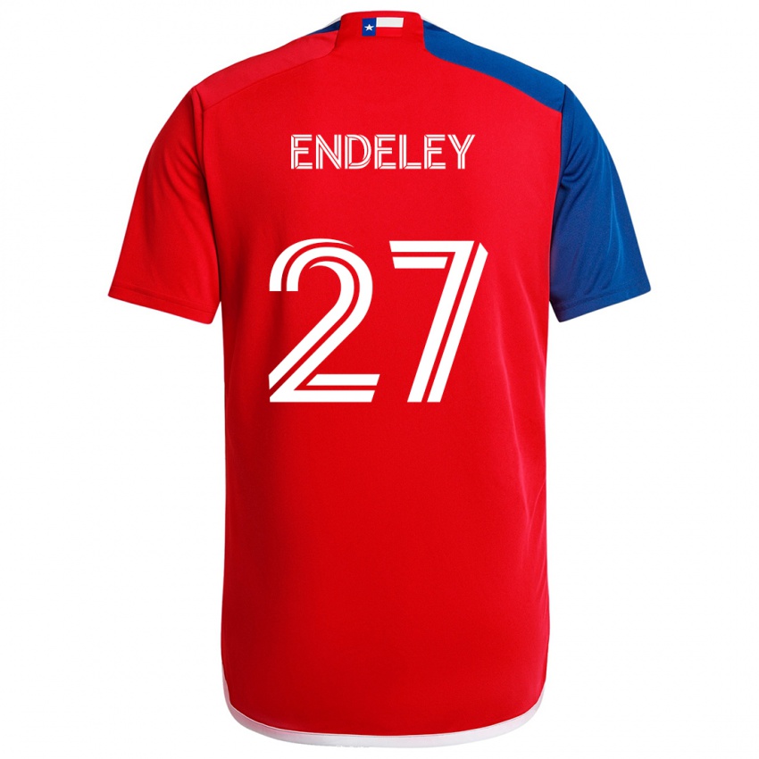 Hombre Camiseta Herbert Endeley #27 Azul Rojo 1ª Equipación 2024/25 La Camisa Argentina