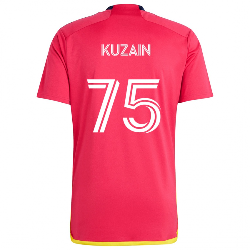 Hombre Camiseta Wan Kuzain #75 Rojo Azul 1ª Equipación 2024/25 La Camisa Argentina