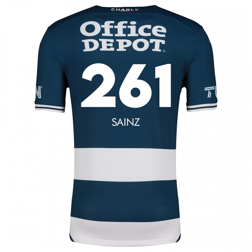 Hombre Camiseta Diego Sáinz #261 Azul Blanco 1ª Equipación 2024/25 La Camisa Argentina