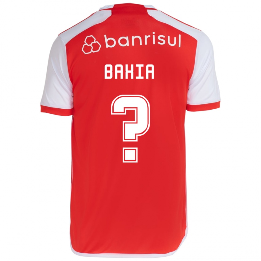 Hombre Camiseta Guilherme Bahia #0 Rojo Blanco 1ª Equipación 2024/25 La Camisa Argentina