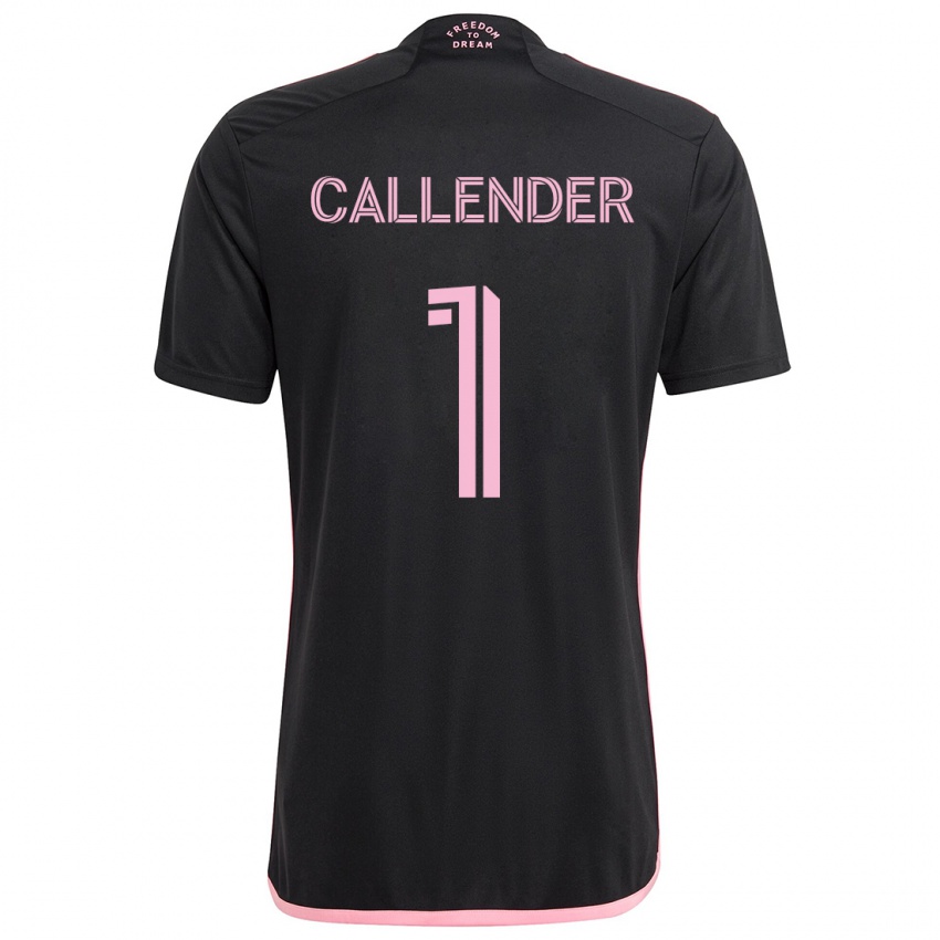 Hombre Camiseta Drake Callender #1 Negro 2ª Equipación 2024/25 La Camisa Argentina