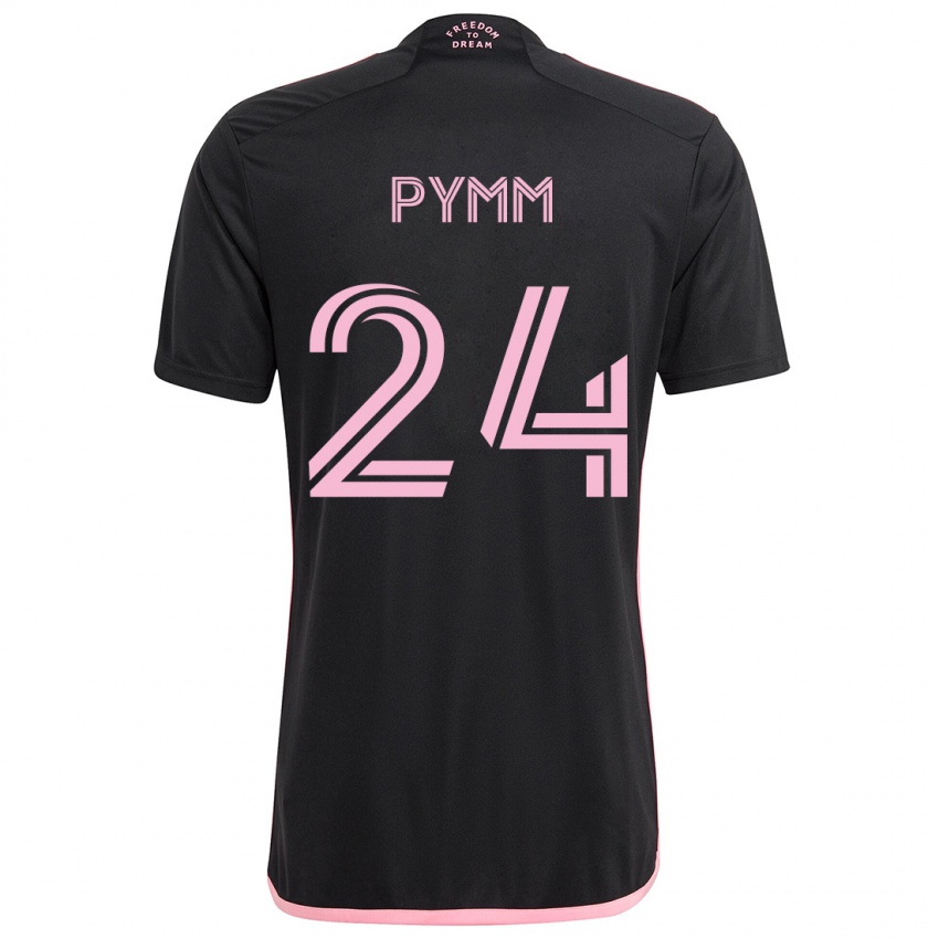 Hombre Camiseta Jack Pymm #24 Negro 2ª Equipación 2024/25 La Camisa Argentina