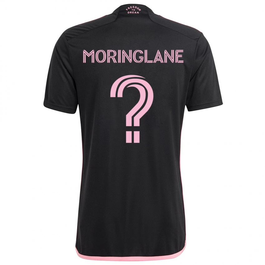 Hombre Camiseta Luis Moringlane #0 Negro 2ª Equipación 2024/25 La Camisa Argentina