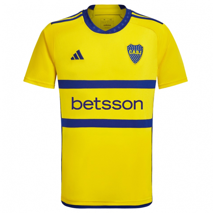 Hombre Camiseta Agustin Reynoso #0 Amarillo Azul 2ª Equipación 2024/25 La Camisa Argentina