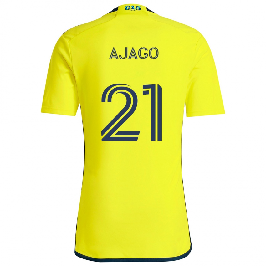 Mujer Camiseta Forster Ajago #21 Amarillo Azul 1ª Equipación 2024/25 La Camisa Argentina