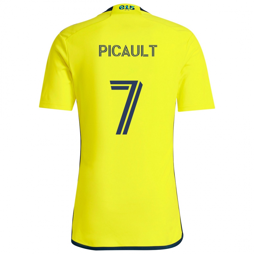 Mujer Camiseta Fafà Picault #7 Amarillo Azul 1ª Equipación 2024/25 La Camisa Argentina