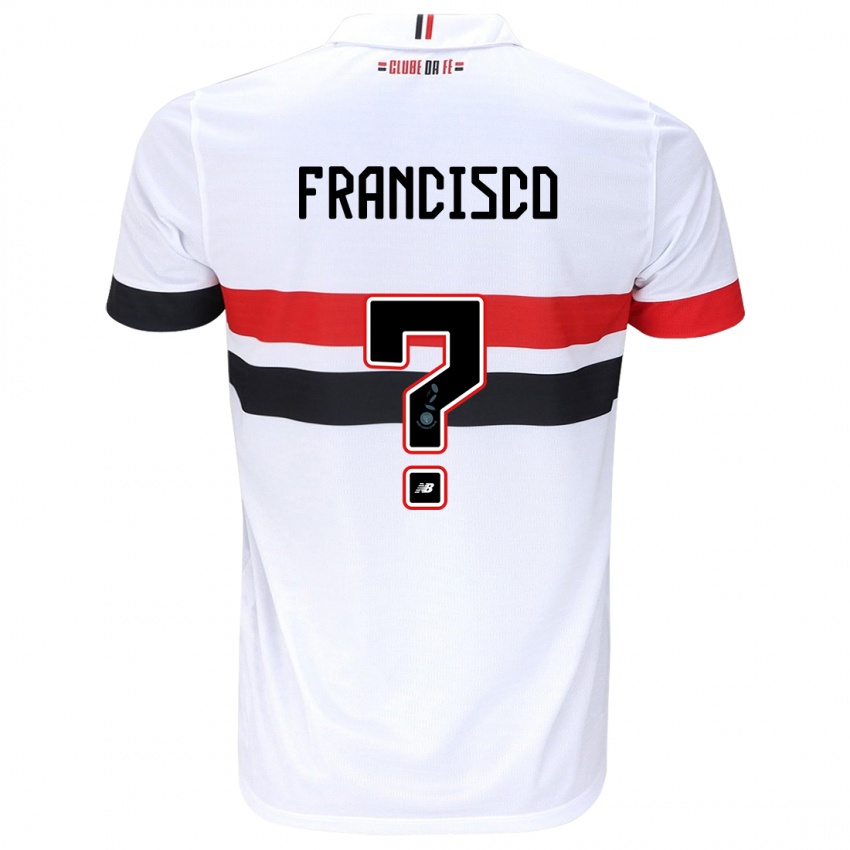 Niño Camiseta Ryan Francisco #0 Blanco Rojo Negro 1ª Equipación 2024/25 La Camisa Argentina