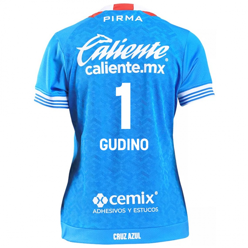 Niño Camiseta Andres Gudino #1 Cielo Azul 1ª Equipación 2024/25 La Camisa Argentina