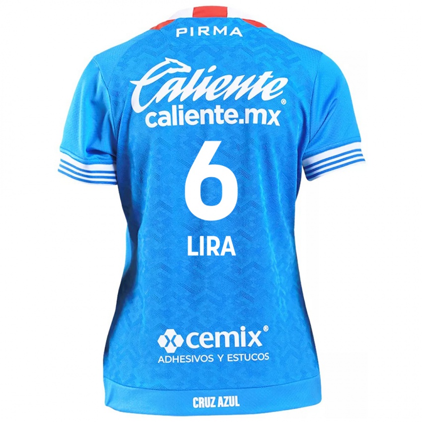 Niño Camiseta Érik Lira #6 Cielo Azul 1ª Equipación 2024/25 La Camisa Argentina