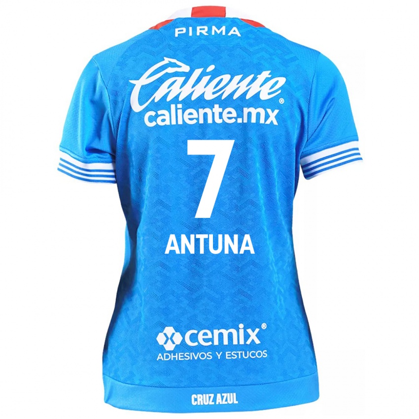 Niño Camiseta Uriel Antuna #7 Cielo Azul 1ª Equipación 2024/25 La Camisa Argentina