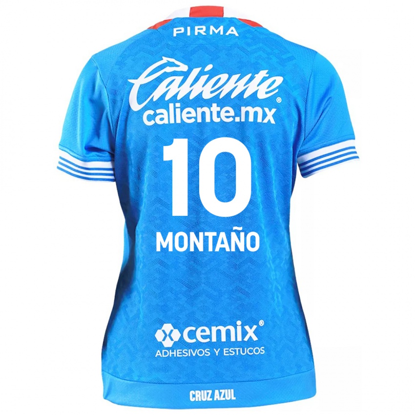 Niño Camiseta Andrés Montaño #10 Cielo Azul 1ª Equipación 2024/25 La Camisa Argentina