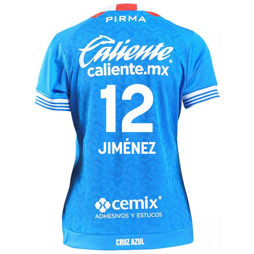 Niño Camiseta Luis Jiménez #12 Cielo Azul 1ª Equipación 2024/25 La Camisa Argentina