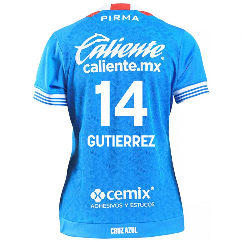 Niño Camiseta Alexis Gutierrez #14 Cielo Azul 1ª Equipación 2024/25 La Camisa Argentina