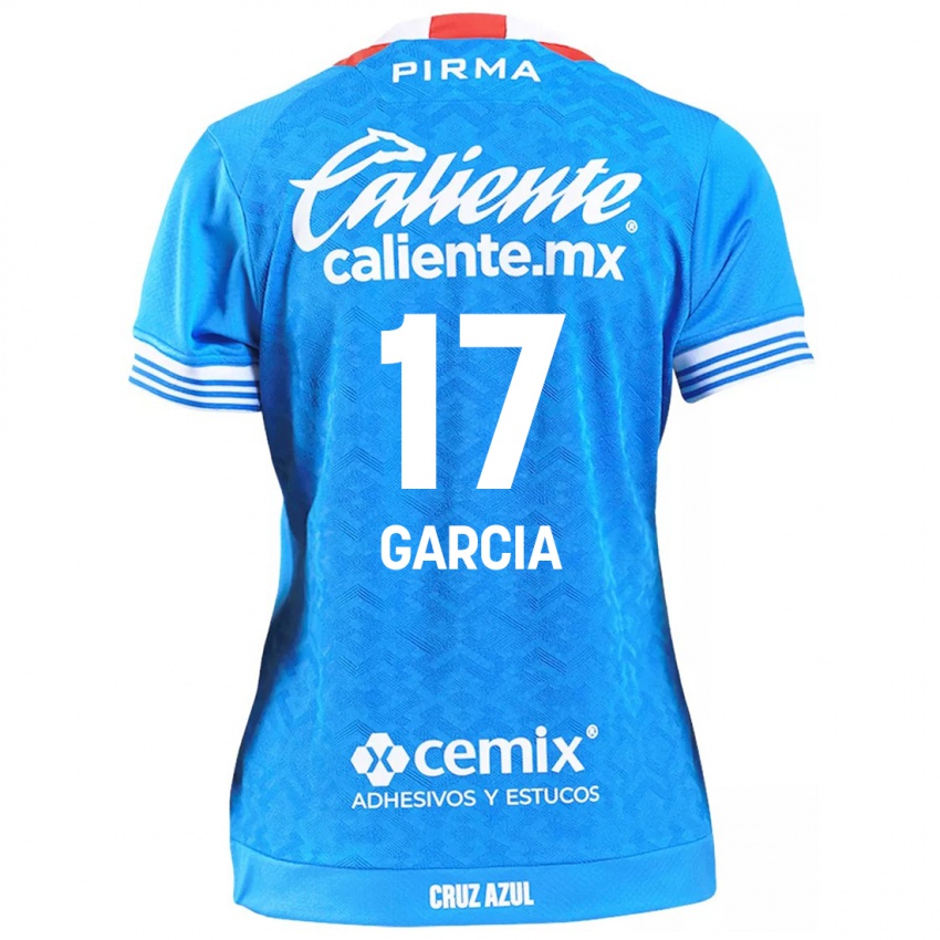 Niño Camiseta Amaury Garcia #17 Cielo Azul 1ª Equipación 2024/25 La Camisa Argentina