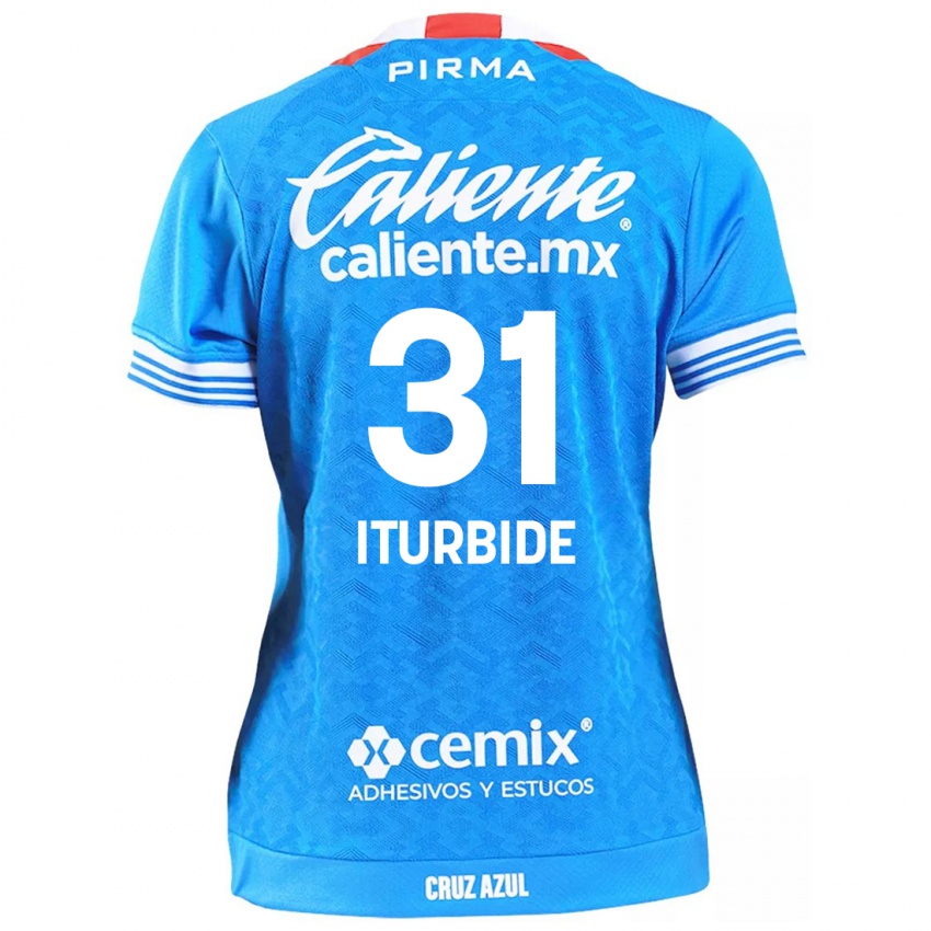 Niño Camiseta Luis Iturbide #31 Cielo Azul 1ª Equipación 2024/25 La Camisa Argentina