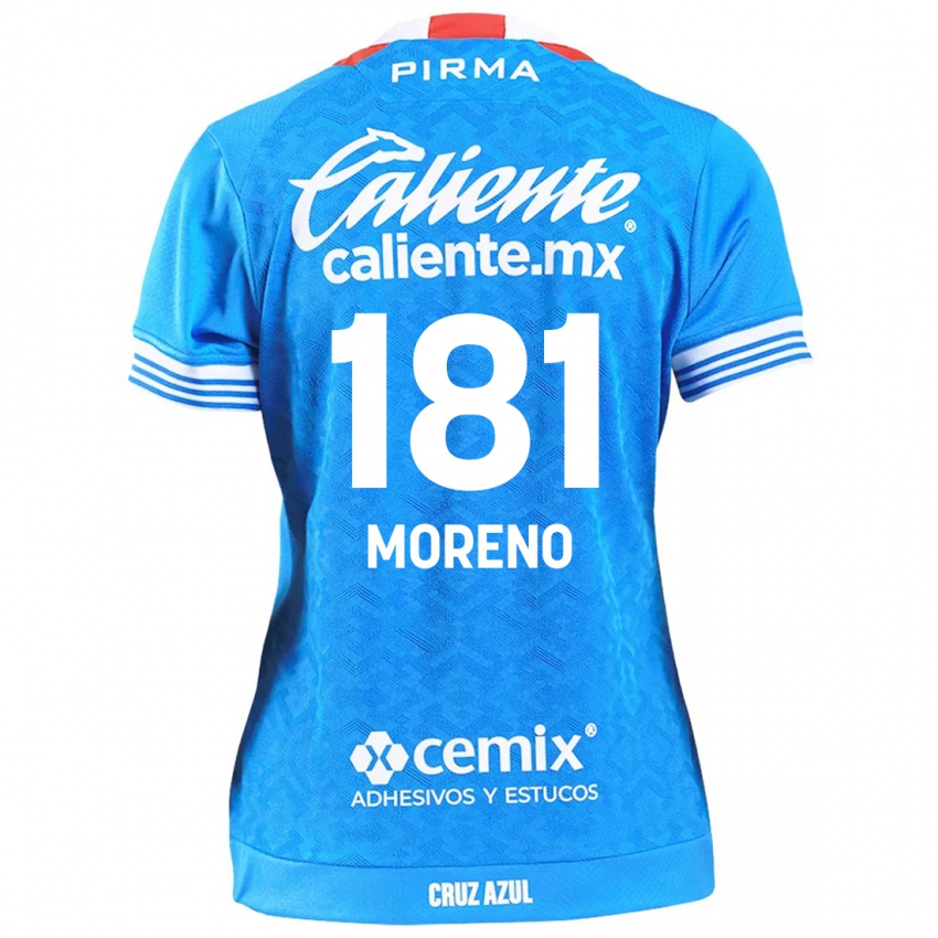 Niño Camiseta Roberto Moreno #181 Cielo Azul 1ª Equipación 2024/25 La Camisa Argentina