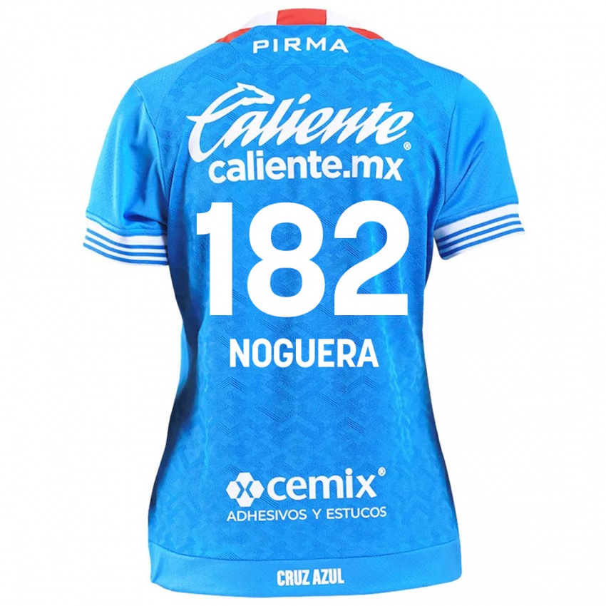 Niño Camiseta Heldrich Noguera #182 Cielo Azul 1ª Equipación 2024/25 La Camisa Argentina