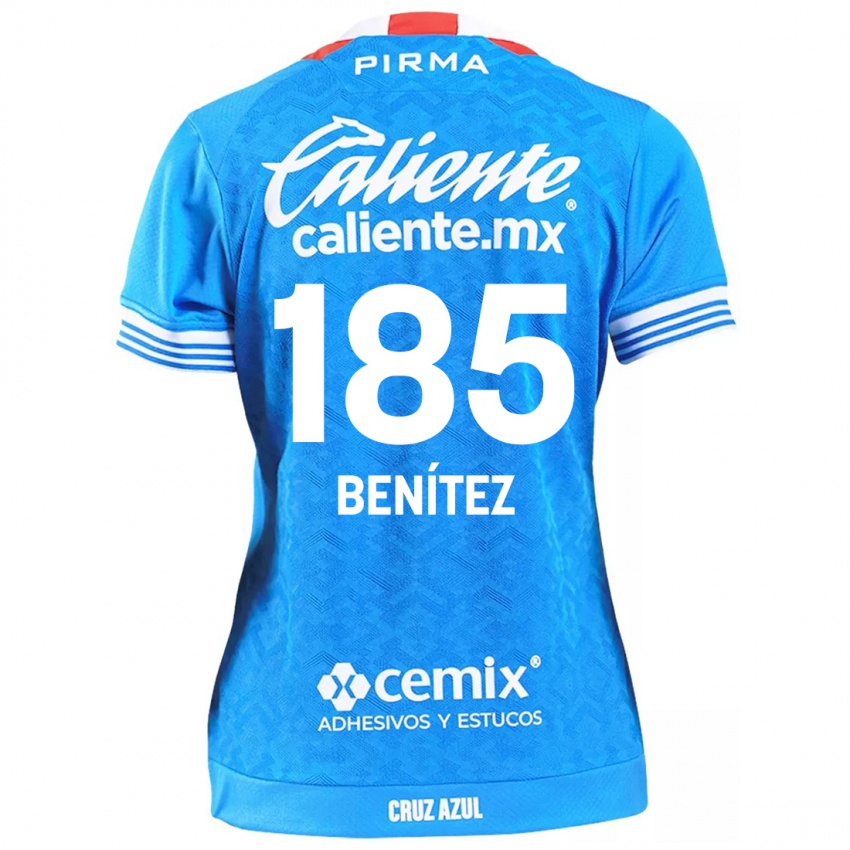 Niño Camiseta Cristopher Benitez #185 Cielo Azul 1ª Equipación 2024/25 La Camisa Argentina