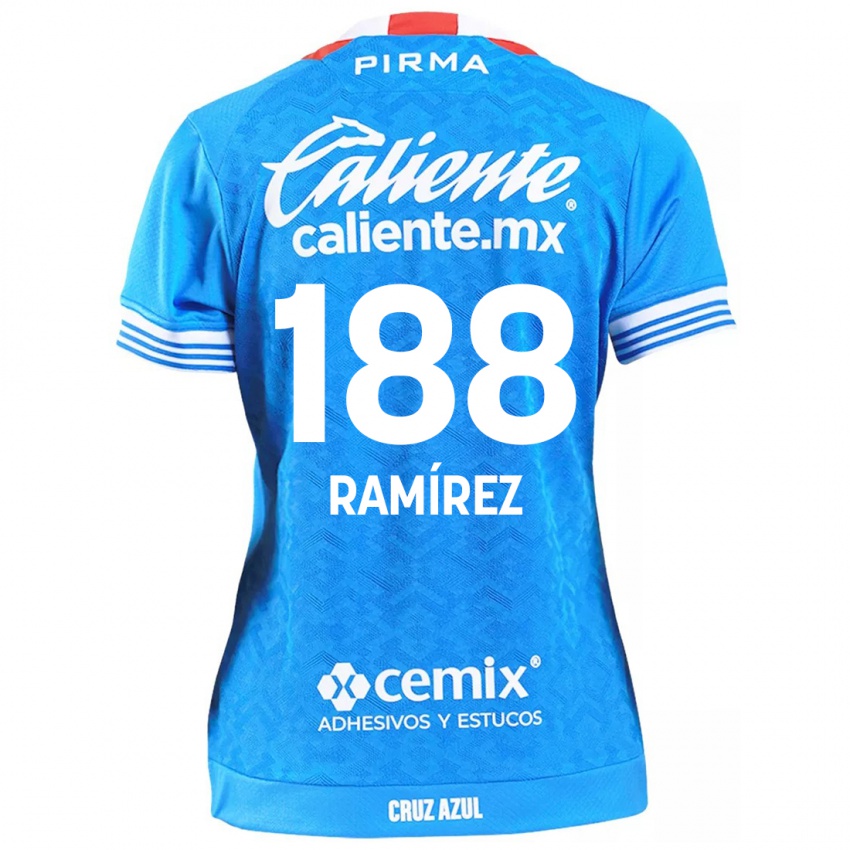 Niño Camiseta Diego Ramírez #188 Cielo Azul 1ª Equipación 2024/25 La Camisa Argentina