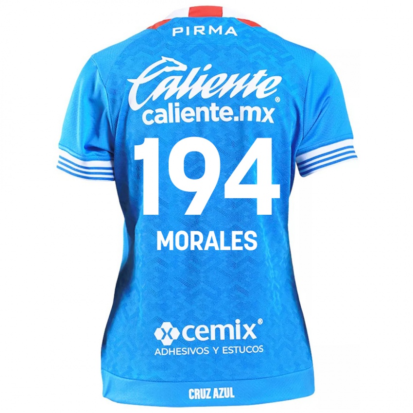 Niño Camiseta Amaury Morales #194 Cielo Azul 1ª Equipación 2024/25 La Camisa Argentina