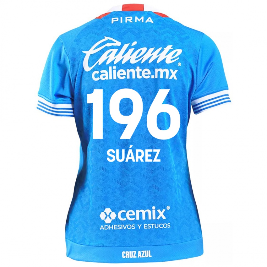 Niño Camiseta Javier Suárez #196 Cielo Azul 1ª Equipación 2024/25 La Camisa Argentina