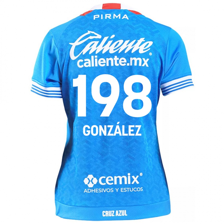 Niño Camiseta Kenneth González #198 Cielo Azul 1ª Equipación 2024/25 La Camisa Argentina