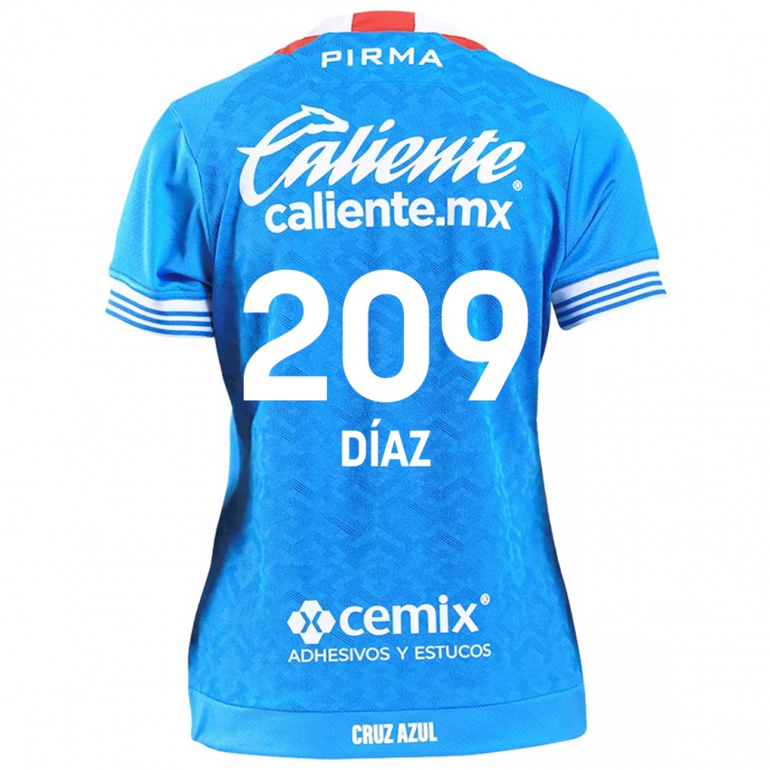 Niño Camiseta Josué Díaz #209 Cielo Azul 1ª Equipación 2024/25 La Camisa Argentina