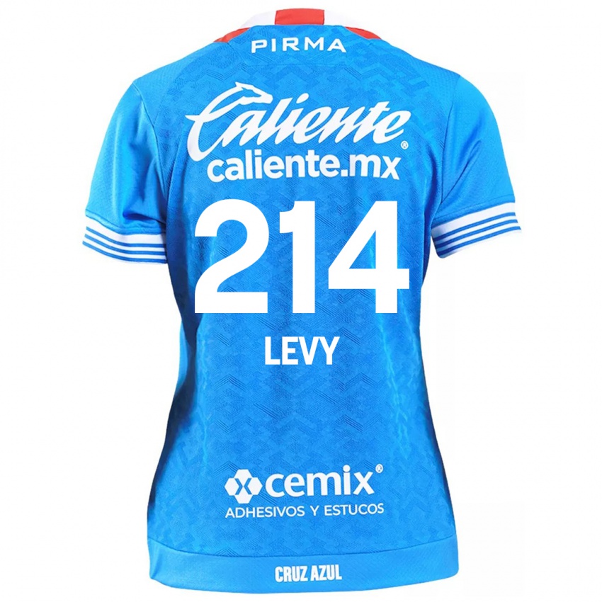 Niño Camiseta Mateo Levy #214 Cielo Azul 1ª Equipación 2024/25 La Camisa Argentina