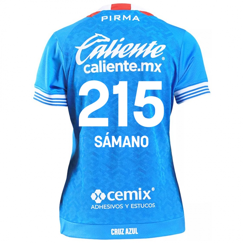 Niño Camiseta Fernando Sámano #215 Cielo Azul 1ª Equipación 2024/25 La Camisa Argentina