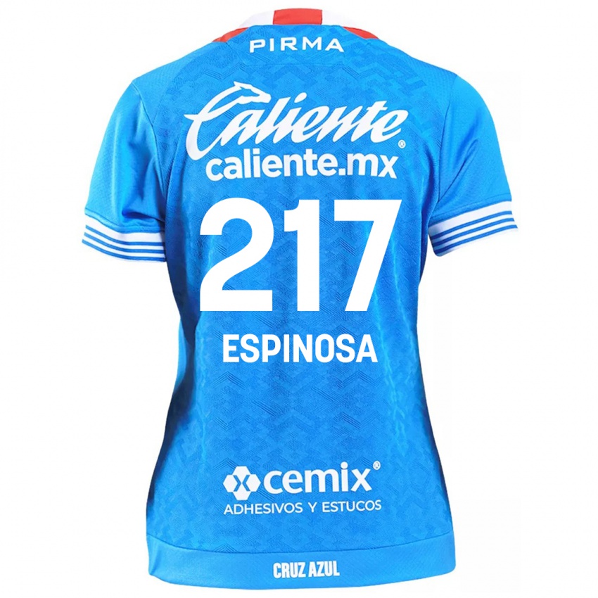 Niño Camiseta Samuel Espinosa #217 Cielo Azul 1ª Equipación 2024/25 La Camisa Argentina