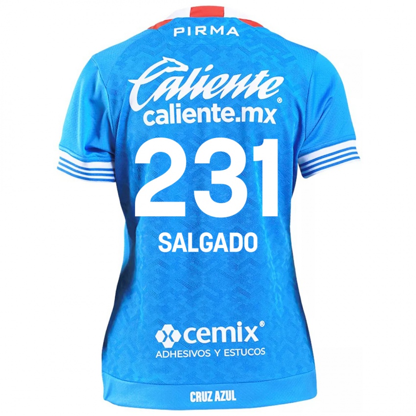 Niño Camiseta Bruno Salgado #231 Cielo Azul 1ª Equipación 2024/25 La Camisa Argentina