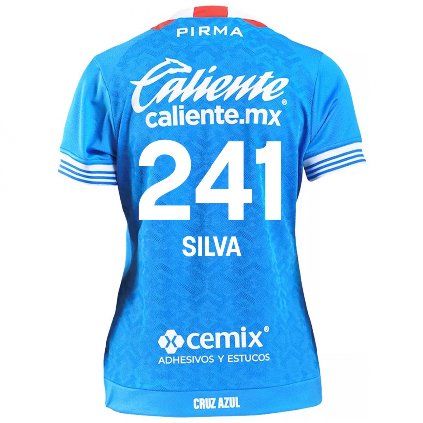 Niño Camiseta Iván Silva #241 Cielo Azul 1ª Equipación 2024/25 La Camisa Argentina