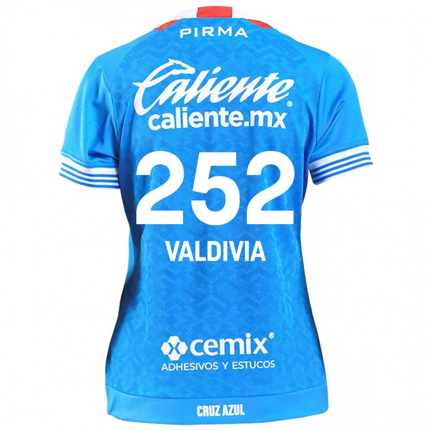 Niño Camiseta Christian Valdivia #252 Cielo Azul 1ª Equipación 2024/25 La Camisa Argentina