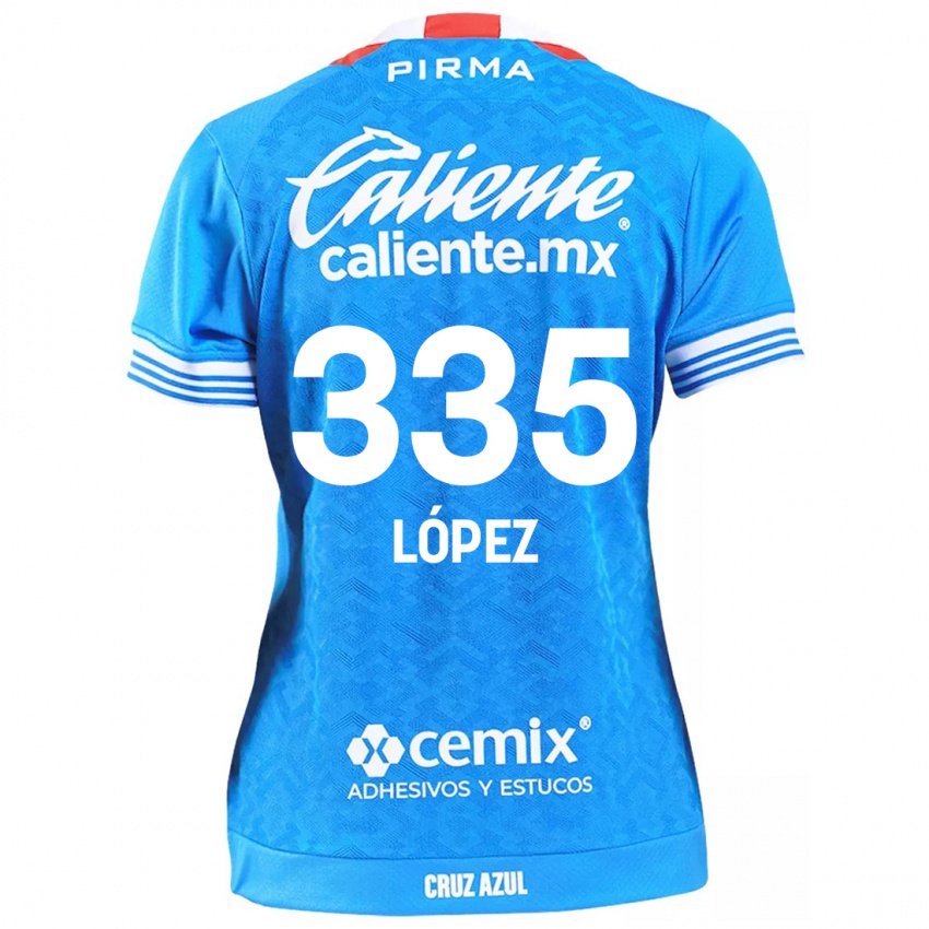 Niño Camiseta Alfredo López #335 Cielo Azul 1ª Equipación 2024/25 La Camisa Argentina