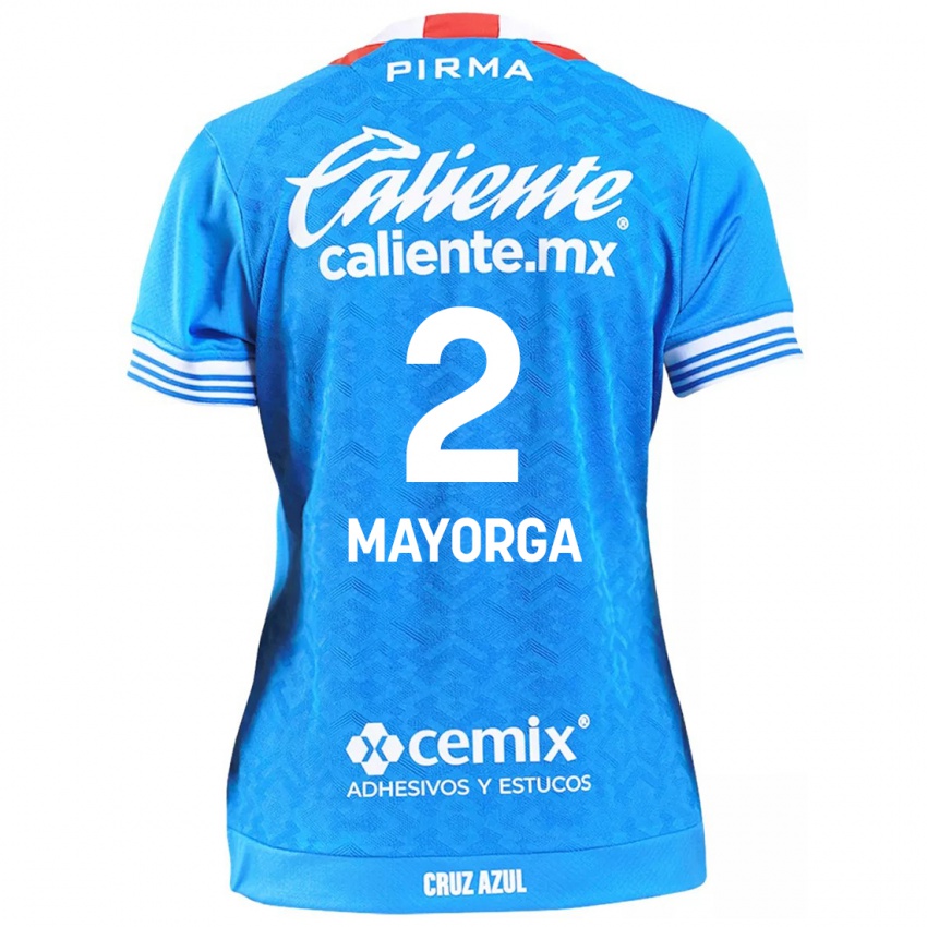 Niño Camiseta Alejandro Mayorga #2 Cielo Azul 1ª Equipación 2024/25 La Camisa Argentina