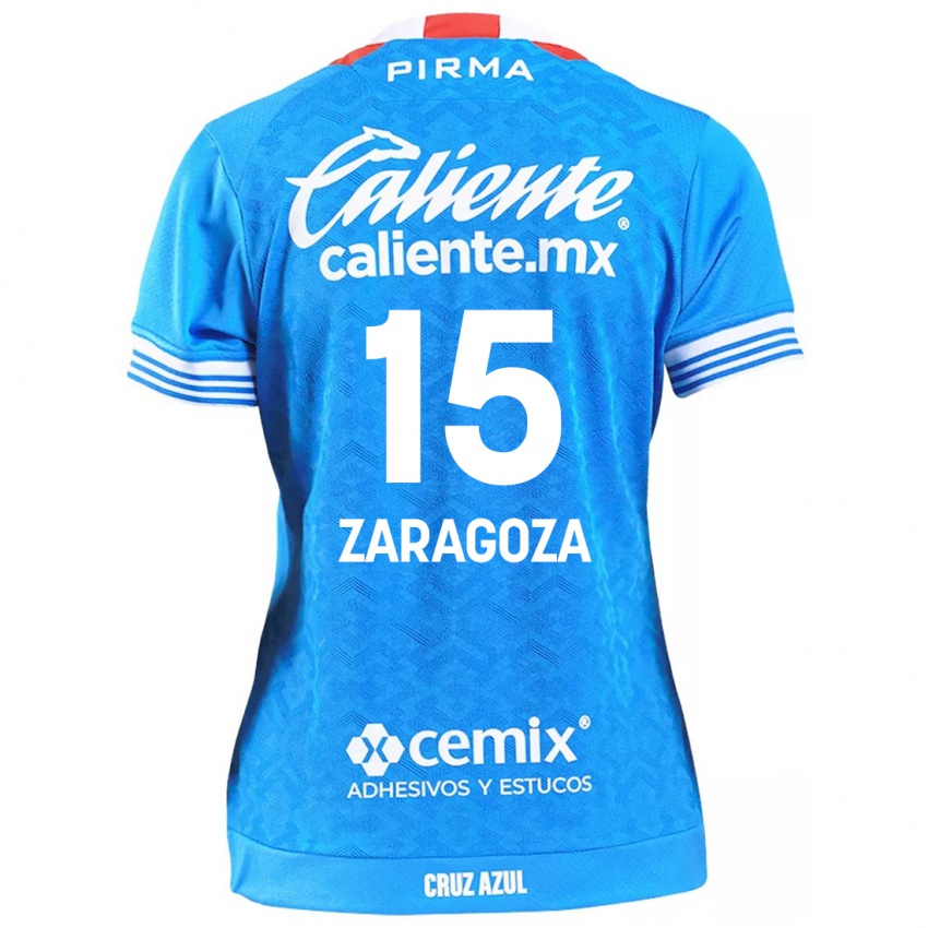 Niño Camiseta Nancy Zaragoza #15 Cielo Azul 1ª Equipación 2024/25 La Camisa Argentina