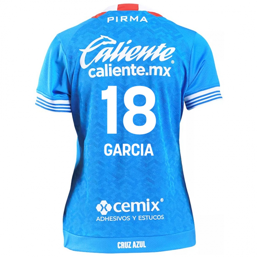 Niño Camiseta Diana Garcia #18 Cielo Azul 1ª Equipación 2024/25 La Camisa Argentina