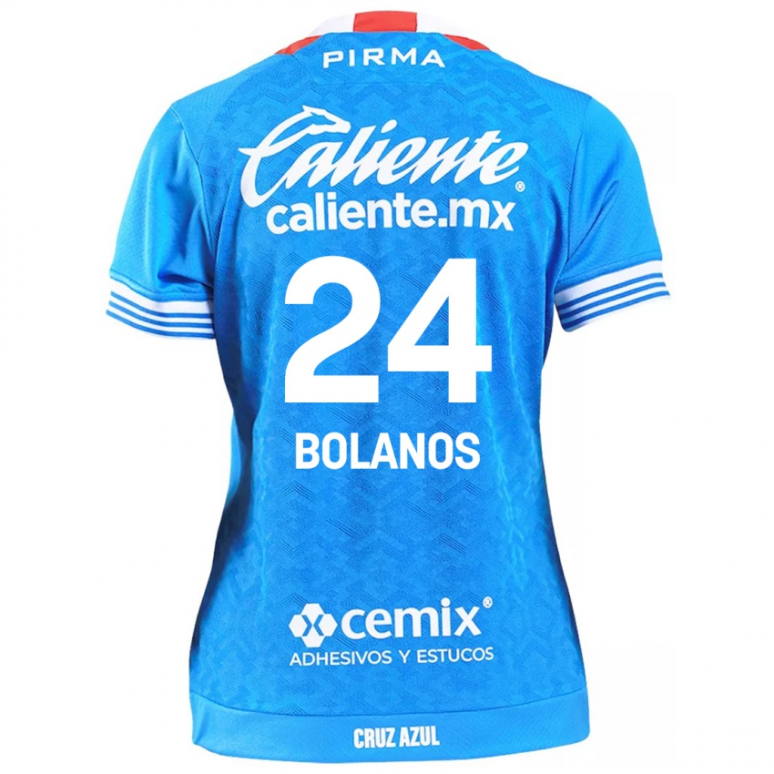 Niño Camiseta Jatziry Bolanos #24 Cielo Azul 1ª Equipación 2024/25 La Camisa Argentina