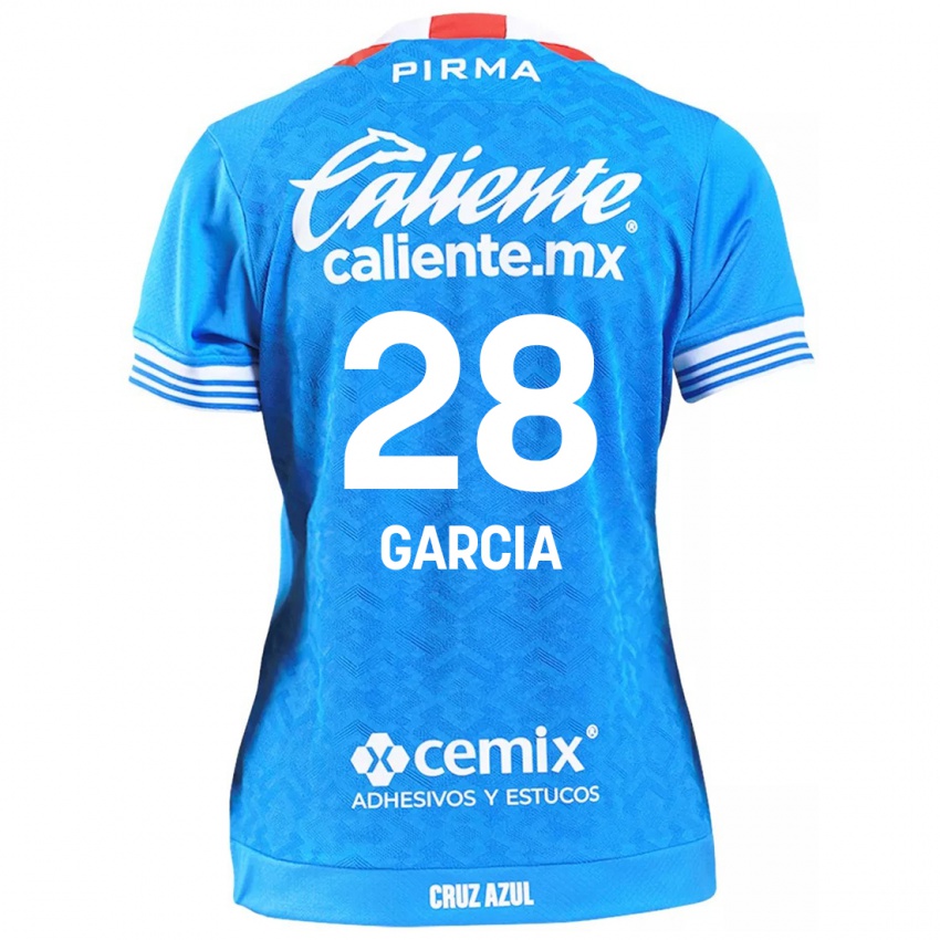 Niño Camiseta Ana Garcia #28 Cielo Azul 1ª Equipación 2024/25 La Camisa Argentina