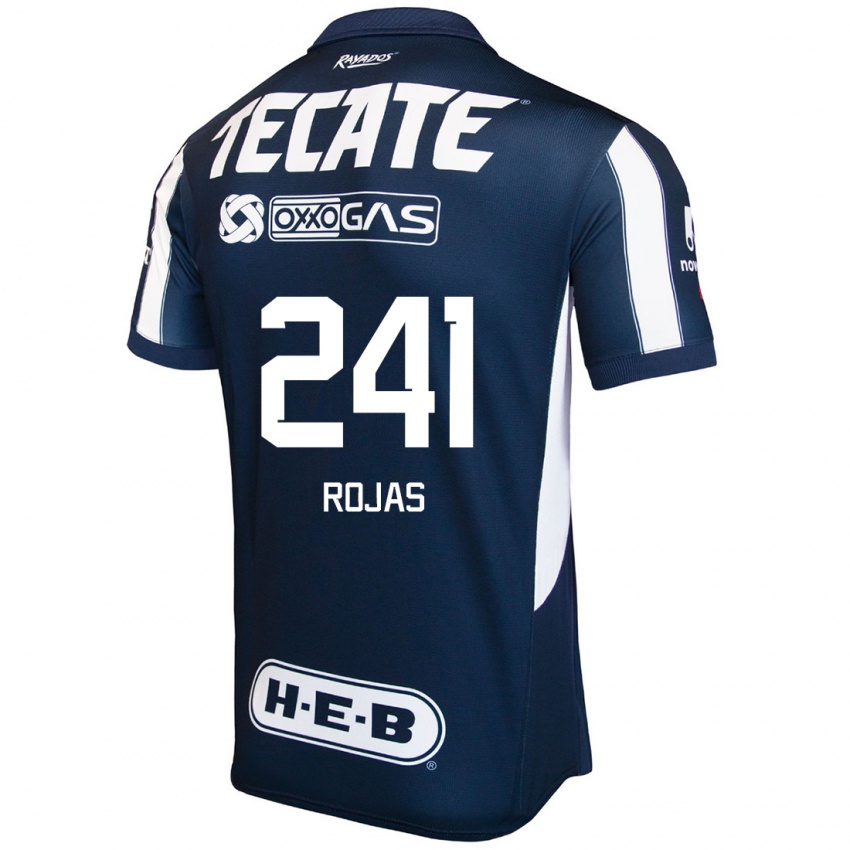 Niño Camiseta Luis Rojas #241 Azul Rojo Blanco 1ª Equipación 2024/25 La Camisa Argentina