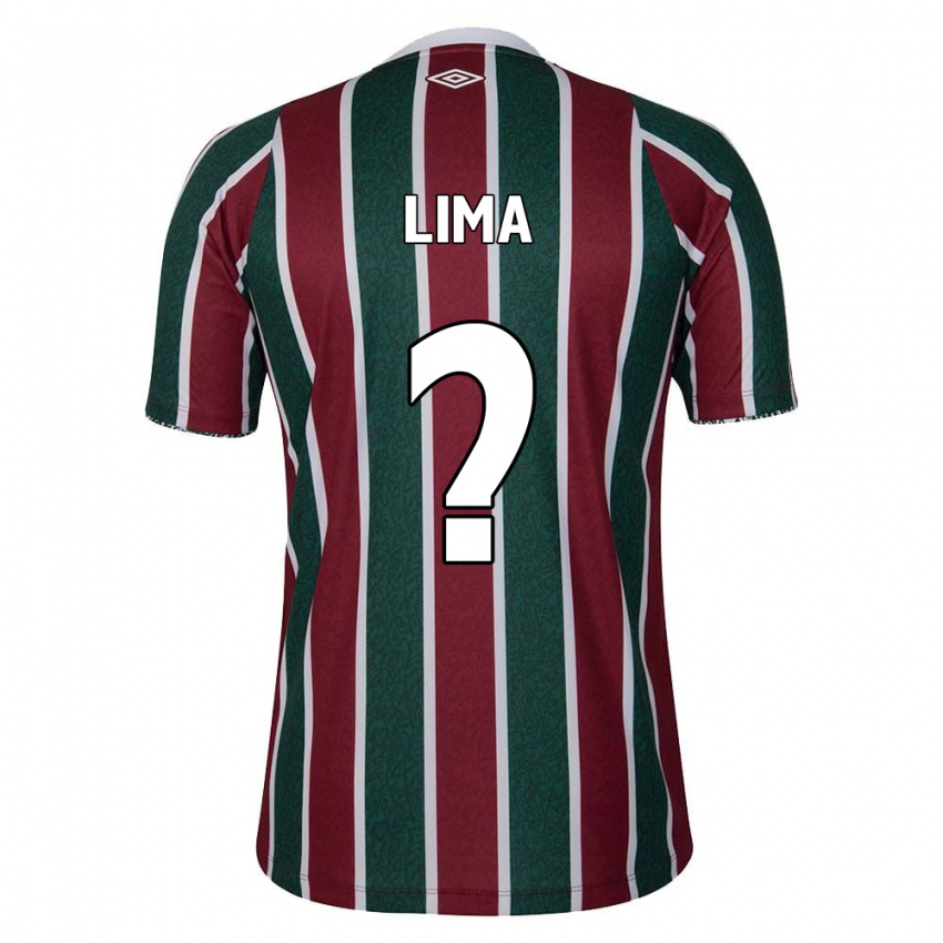 Niño Camiseta Daniel Lima #0 Verde Granate Blanco 1ª Equipación 2024/25 La Camisa Argentina