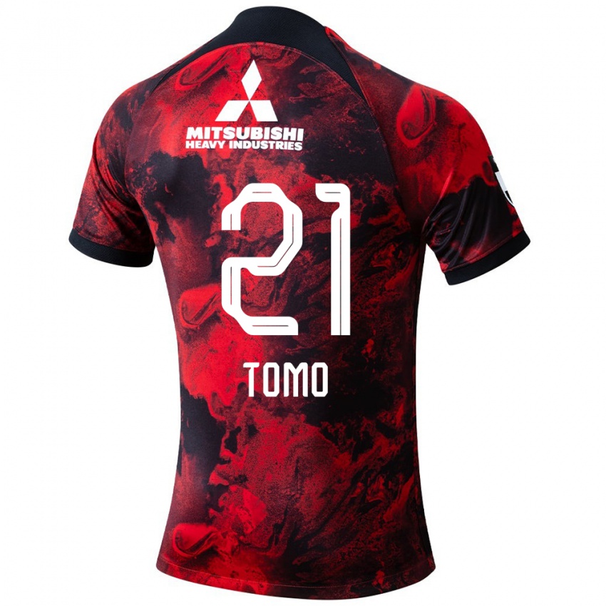 Niño Camiseta Tomoaki Okubo #21 Negro Rojo 1ª Equipación 2024/25 La Camisa Argentina