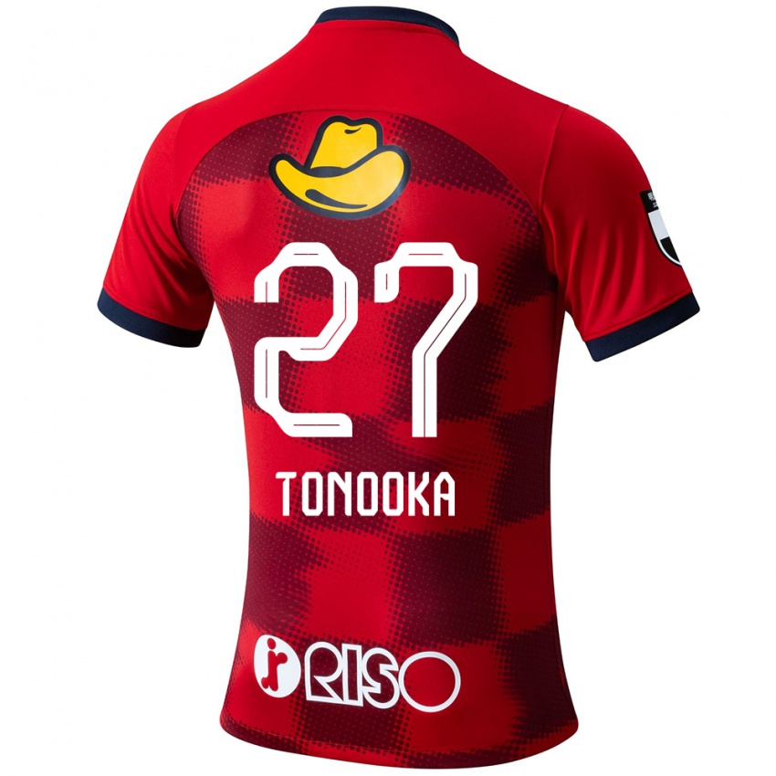 Niño Camiseta Ryota Tonooka #27 Rojo Azul Blanco 1ª Equipación 2024/25 La Camisa Argentina