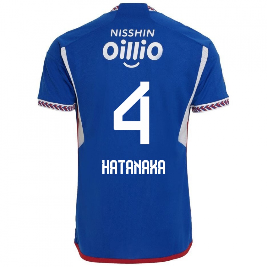 Niño Camiseta Shinnosuke Hatanaka #4 Azul Blanco Rojo 1ª Equipación 2024/25 La Camisa Argentina