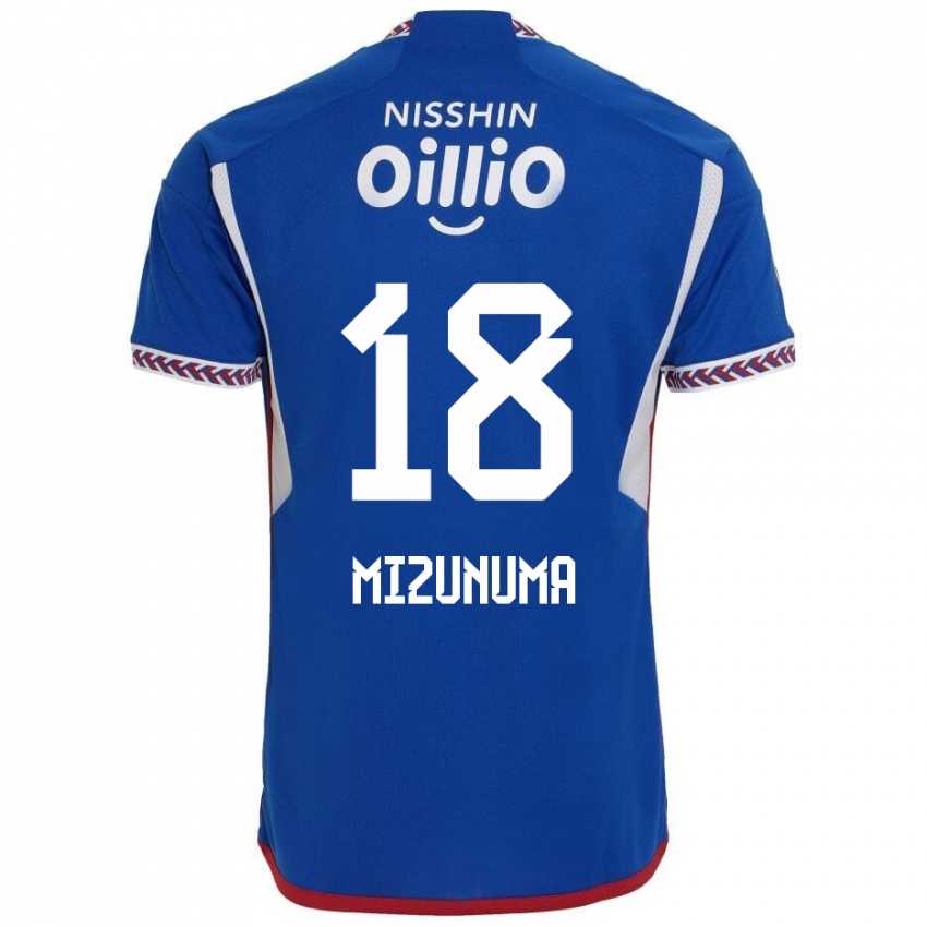 Niño Camiseta Kota Mizunuma #18 Azul Blanco Rojo 1ª Equipación 2024/25 La Camisa Argentina