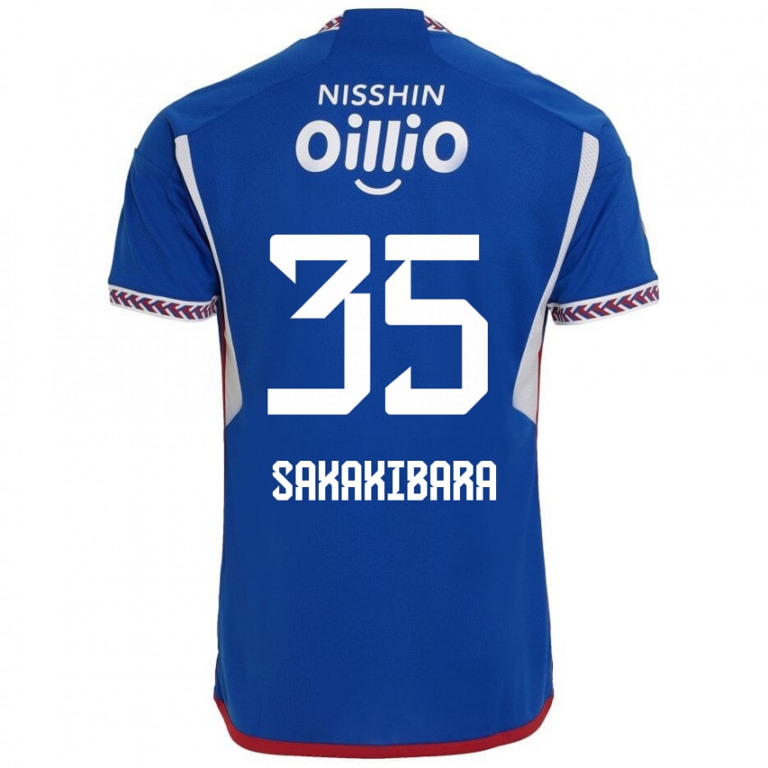 Niño Camiseta Keigo Sakakibara #35 Azul Blanco Rojo 1ª Equipación 2024/25 La Camisa Argentina