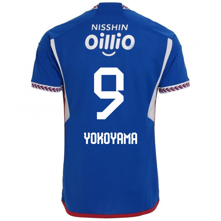 Niño Camiseta Shunsuke Yokoyama #9 Azul Blanco Rojo 1ª Equipación 2024/25 La Camisa Argentina