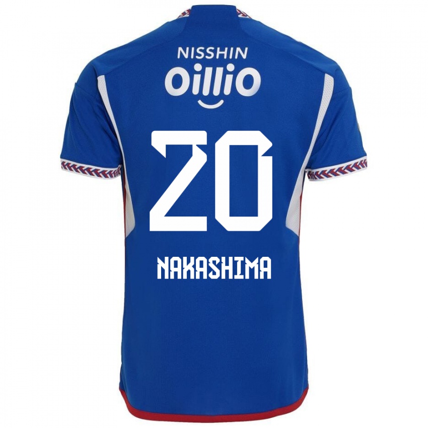 Niño Camiseta Rikuto Nakashima #20 Azul Blanco Rojo 1ª Equipación 2024/25 La Camisa Argentina