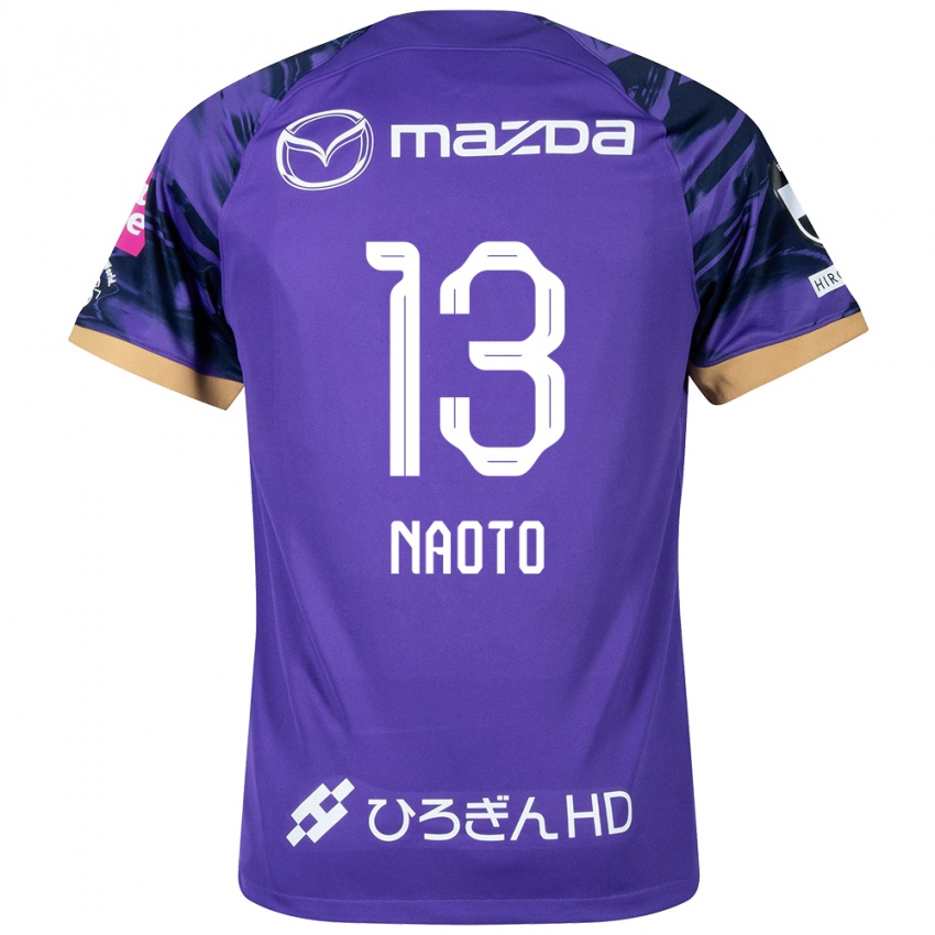 Niño Camiseta Naoto Arai #13 Púrpura Blanco 1ª Equipación 2024/25 La Camisa Argentina