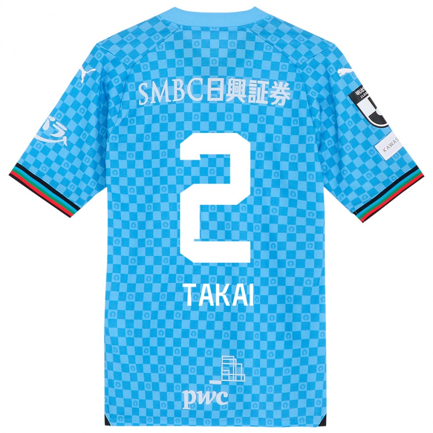 Niño Camiseta Kota Takai #2 Azul Celeste 1ª Equipación 2024/25 La Camisa Argentina